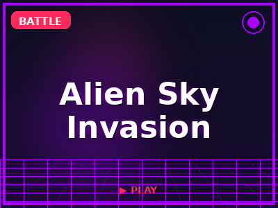 Alien Sky Invasion game thumbnail