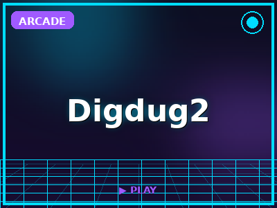 Digdug2 game thumbnail