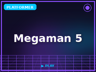 Megaman 5 game thumbnail