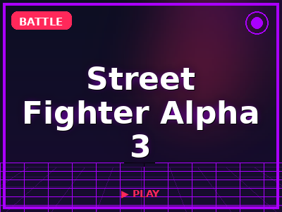 Street Fighter Alpha 3 game thumbnail
