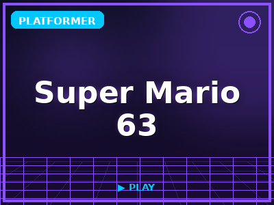 Super Mario 63 game thumbnail